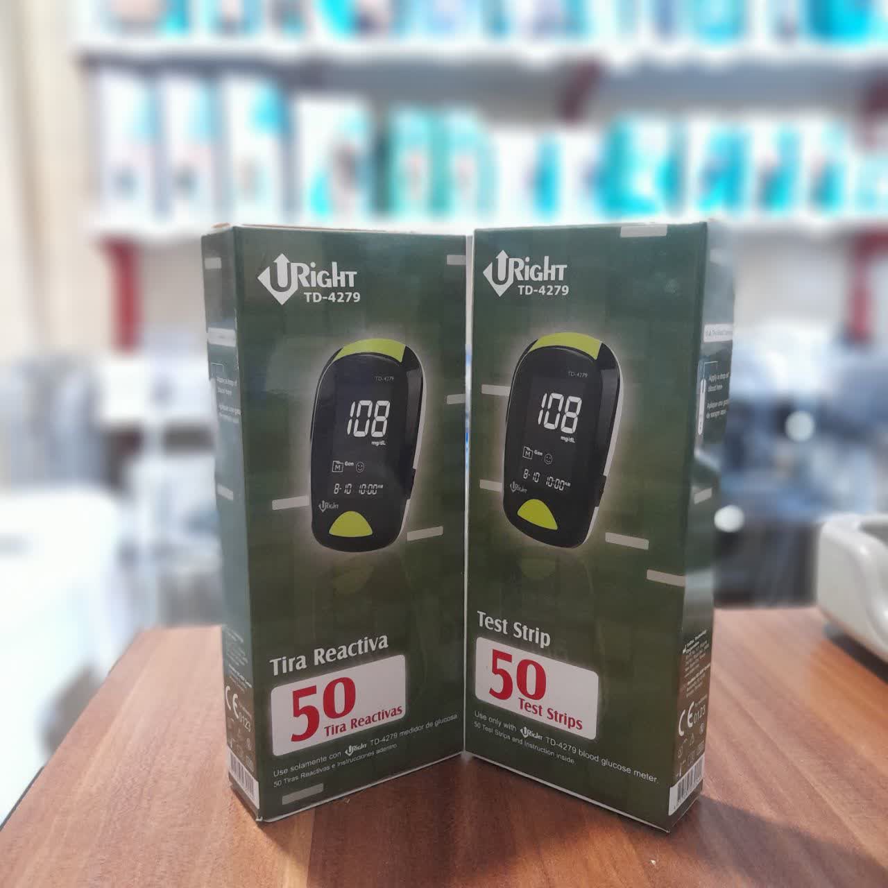 نوار تست قند خون یورایت سبز